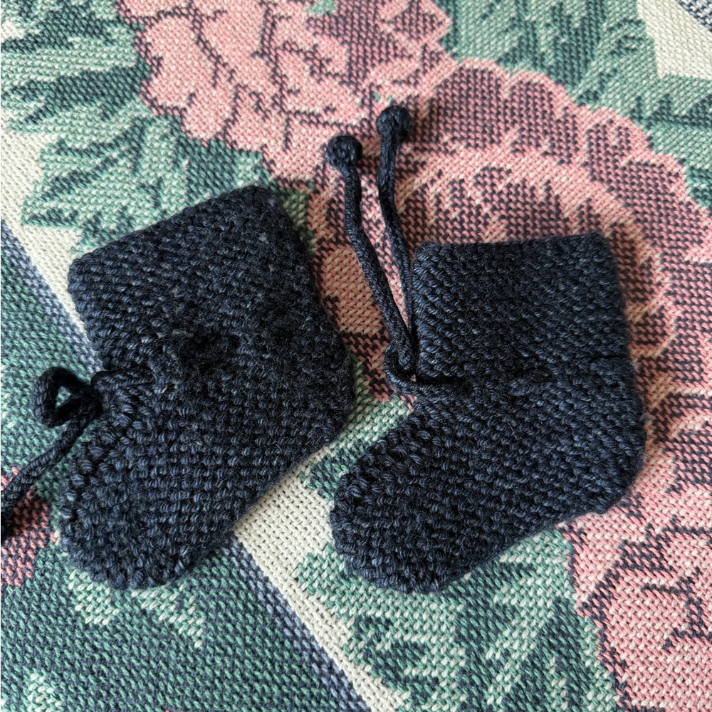 Misha and Puff Knit Baby Booties